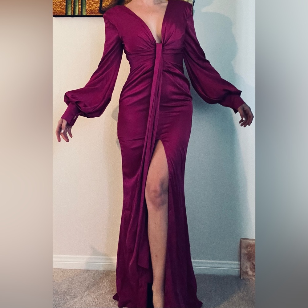 Fashion Nova magenta dress, never worn